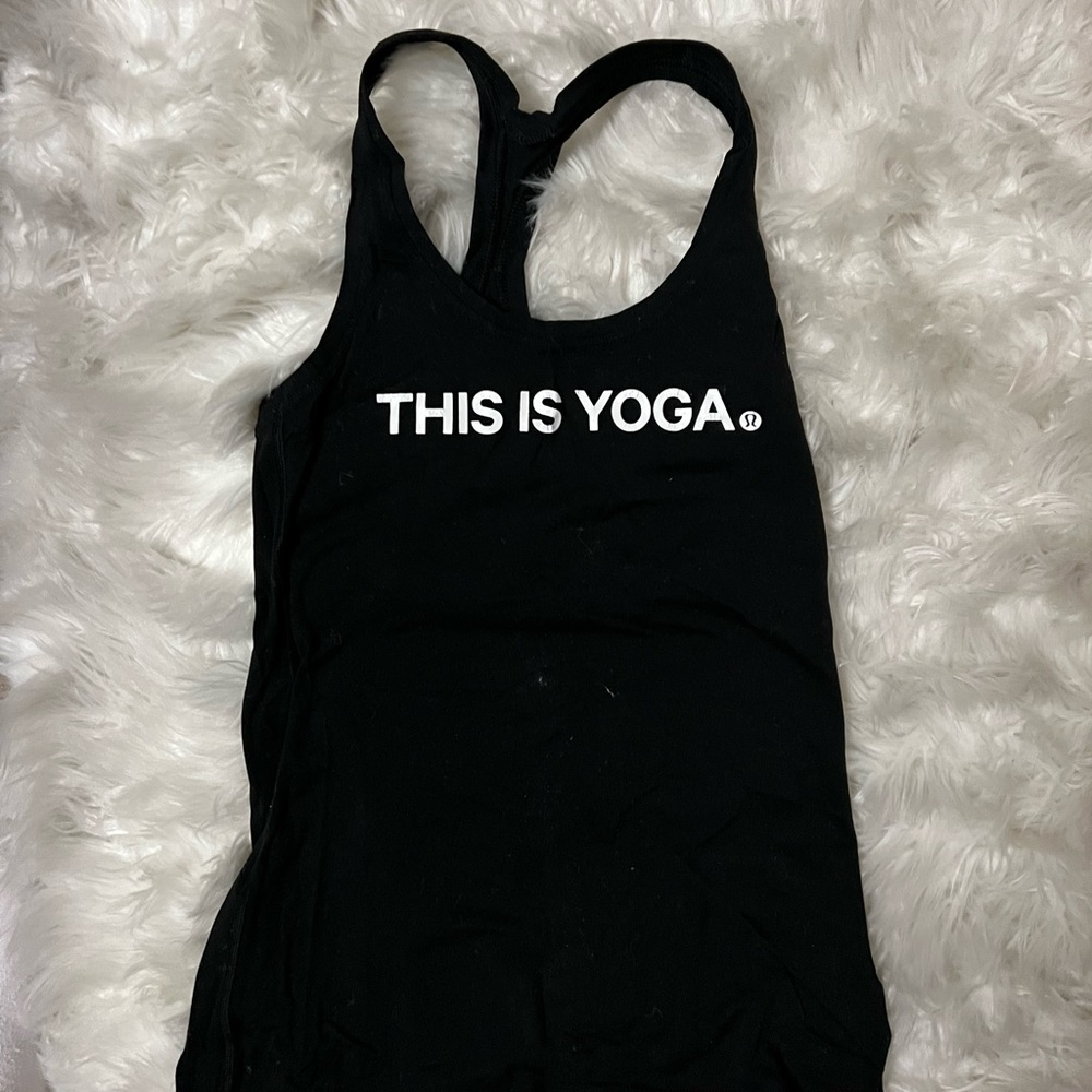 Lululemon black tank